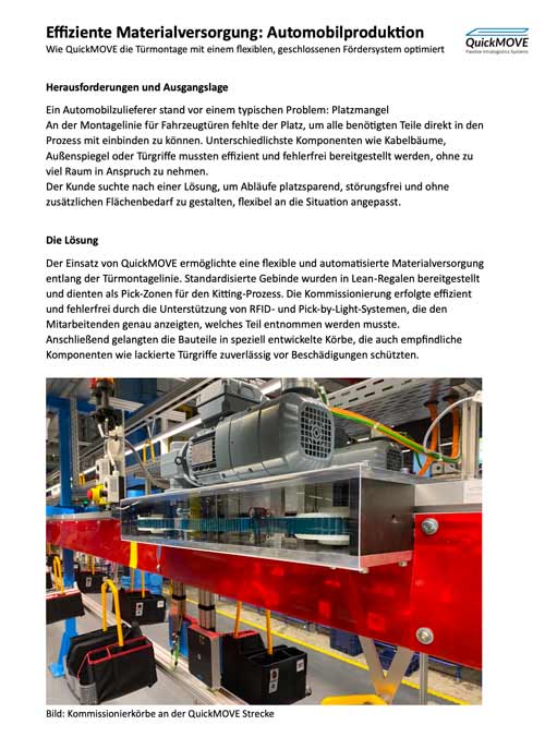 Dokumentenvorschau: Usecase Automobil