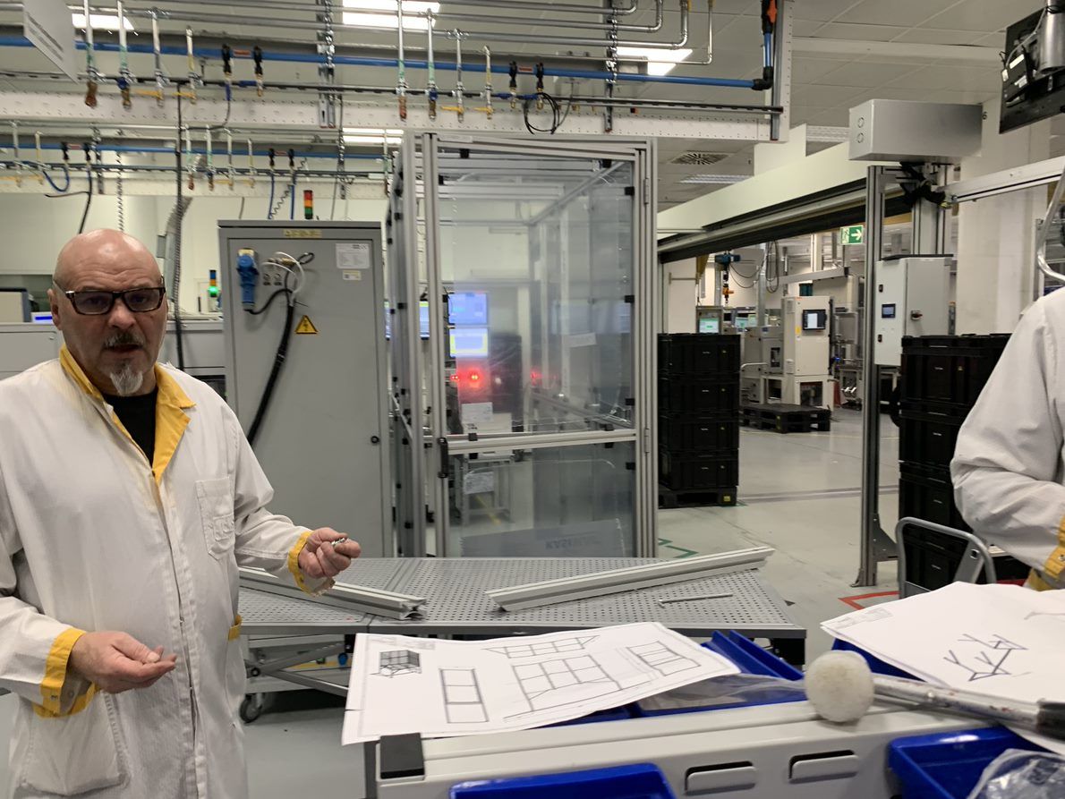 Der Aufbau einer Fördersystemanlage auch während laufender Produktion?